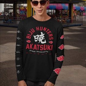 Ripple Junction Naruto Shippuden Bijuu Hunter Cotton Long Sleeve T-Shirt New XXL